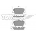 TOMEX Brakes Bremsbelagsatz, Scheibenbremse